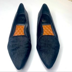 Womens Dolce Vita Calf hair Closed Toe Fla…